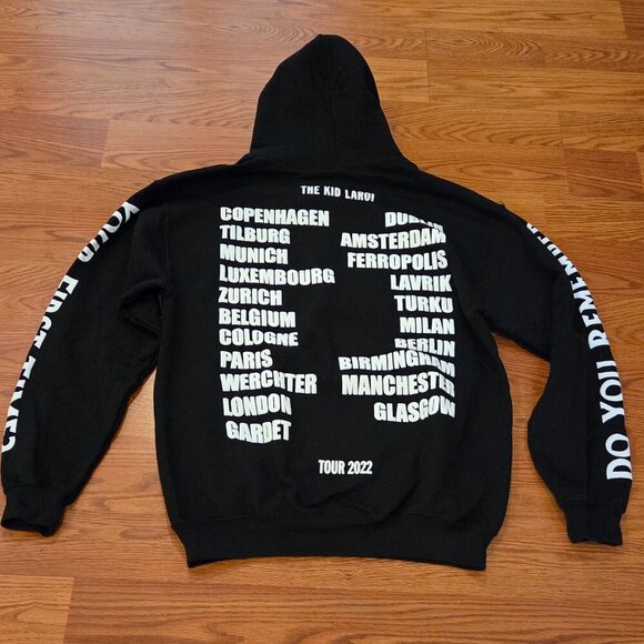 The Kid Laroi End Of The World Tour 2022 Hoodie Adult Medium Black TKL EOTW - Picture 7 of 13
